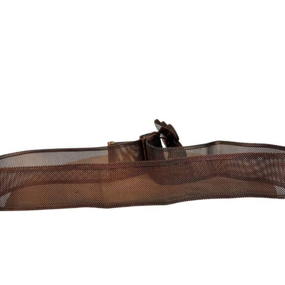 Sarah Cavender Metalworks Copper Mesh Artisan Belt w/ Real Stone Buckle Size 38 main image 5